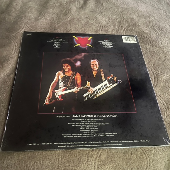 Neal Schon ( Journey ) & Jan Hammer - Untold Passion Vinyl LP Record 1981. - Picture 3 of 5